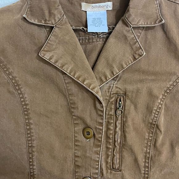 Billabong Brown Jean Jacket - Women’s Medium - Picture 4 of 8